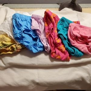 Bloomers/ diaper covers girl lot of 7